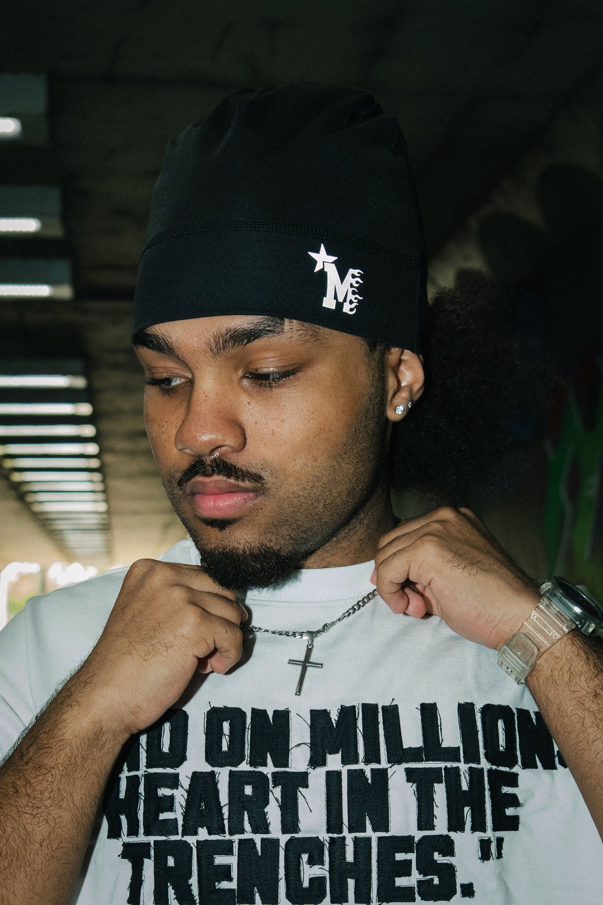 MMG REFLECTIVE SKULL CAP