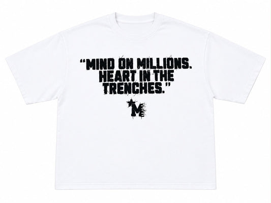 MMG TRENCH TEE (WHITE)